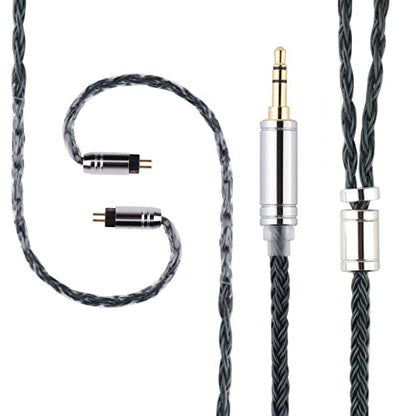 Linsoul Tripowin Zonie IEM Cable (2pin 0.78mm, 3.5mm)(Moss) + LC02 in Ear Monitor Case