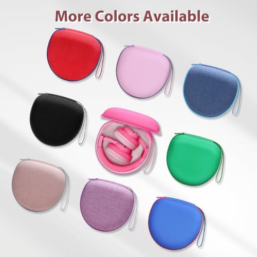 Kids Headphones Case for iClever/JBL/Acer Etc Headphone,Red+Pink,Case Only | for iClever BTH12 HS19 BTH20 BTH22 BTH26/Candy Bila/Acer/JBL Junior 320/MIDOLA/JoySpark/ADOOPE Etc Girls Boy Kid Headphone - color: Red+Pink
