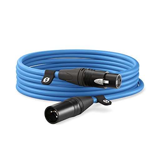 RØDE XLR-3 Premium XLR Cable (3m, Blue) - color: Blue