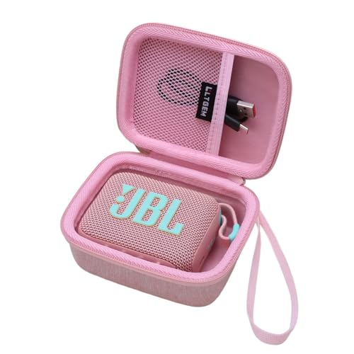 Case for JBL Go 4 /GO 5/Go 3 Ultra-Portable Waterproof Speaker Pink | Hard Carrying Travel Case for JBL Go 4 /GO 5/Go 3 Ultra-Portable Waterproof Speaker - color: Pink, size: JBL GO 4/5/3 Case