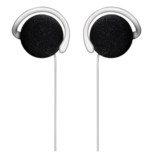 10PCS Ultra Soft Ear Pad Foam Covers Rollable for Storage 2.4 Inches for Standard Size Office Phone Headsets Head Mounted in-Ear Black