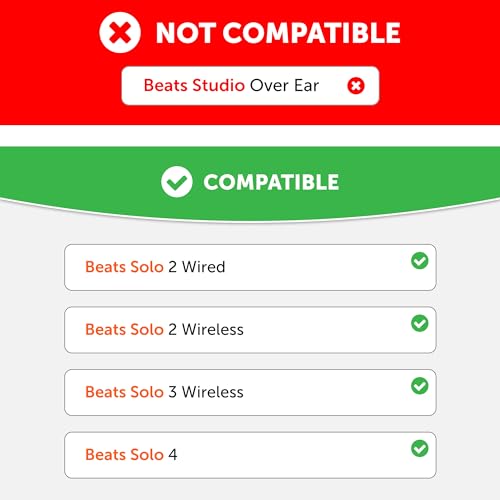 WC SweatZ Solo - Patented Earpad Sweat Covers for Beats Solo 4 & 3, Made by Wicked Cushions | Sweatproof & Machine Washable | Black - color: Black