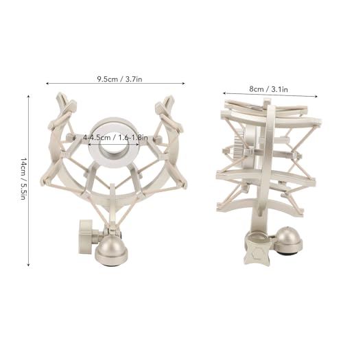 Microphone Shock Mount, Universal Mic Holder Stand for TLM103, for TLM193, for TLM127, for TLM170, for MK4, 25mm ABS Anti Vibration Mic Holder