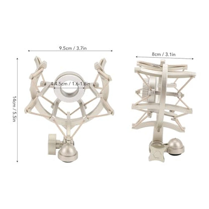 Microphone Shock Mount, Universal Mic Holder Stand for TLM103, for TLM193, for TLM127, for TLM170, for MK4, 25mm ABS Anti Vibration Mic Holder