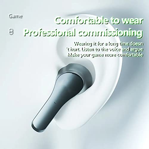 Septpenta Wireless Earbuds, Bluetooth 5.3 Ultra Low Latency Wireless Bluetooth Gaming Earbuds Game Music Mode Switch, Wearing Comfort Noise Reduction for Sports/Workout/Gym Green