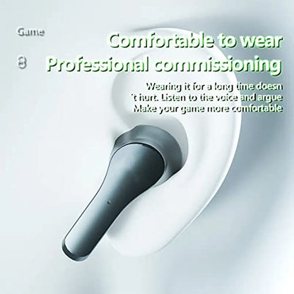Septpenta Wireless Earbuds, Bluetooth 5.3 Ultra Low Latency Wireless Bluetooth Gaming Earbuds Game Music Mode Switch, Wearing Comfort Noise Reduction for Sports/Workout/Gym Green