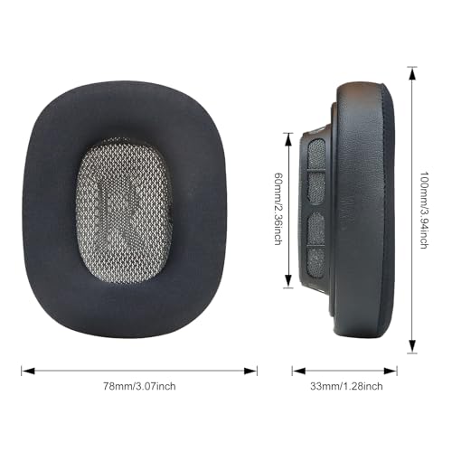 Ear Cushions for AirPods Max 1 & 2 Over-Ear Headphones,Cooling Gel Earpads Covers Cups Pads with Memory Foam and Ice Silk Cloth-Black