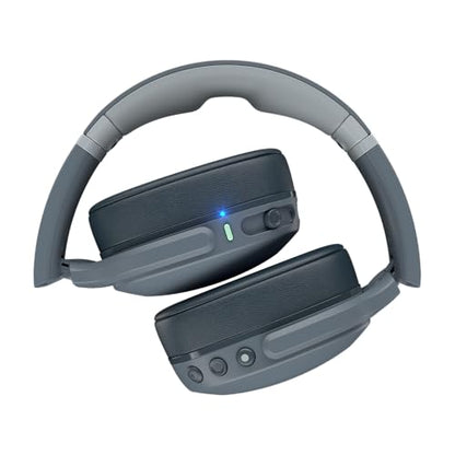 Skullcandy Crusher Evo Wireless Multi-Sensory Bass Headphones - Chill Grey | Bluetooth, Noise Isolating Over-Ear Fit, 40 Hours Battery, Microphone, Working Out, Gym, Travel, Studying, Music - color: Chill Grey