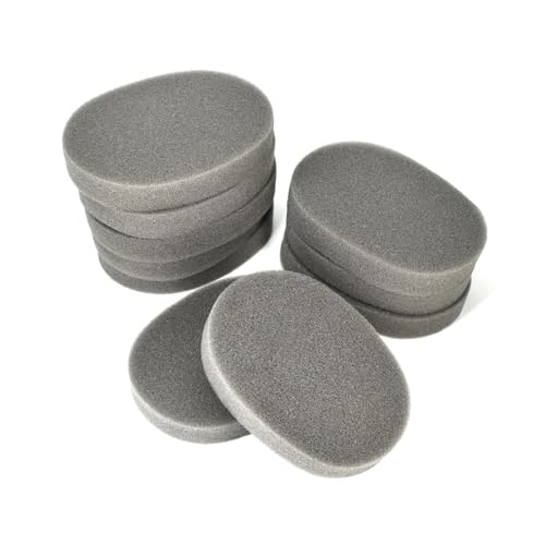 Ear Pads Hearing Protector Replacement Ear Cushion for 3m worktunes Pads Replacement Ear Cushions (5 Pairs Solid Acoustic Foam)