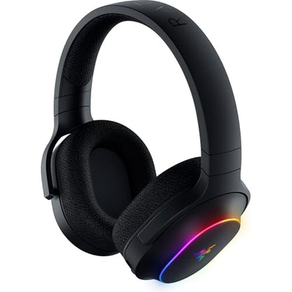 Razer Barracuda X Chroma Wireless Gaming Headset, 2.4 Ghz, Black | Bluetooth, Lightweight, Chroma RGB, 40mm Drivers, Cardioid Mic, 70 Hr Battery, for PC, Mac, PS5, Switch 2, Smartphone - color: Black
