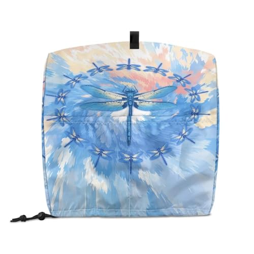 Stand Mixer Dust-Proof Cover, Stand Blender Cover Scratchproof Stand Mixer Protective Cover Fashion Kitchen Deocr Mixer Anti Fingerprints Cover Dragonfly - color: Dragonfly, size: S