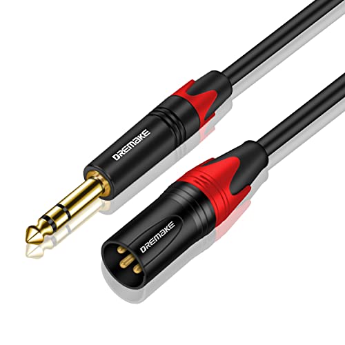 25FT 6.35mm TRS/XLR Balanced Cable for Microphone and Mixer - size: 25FT/7.5M