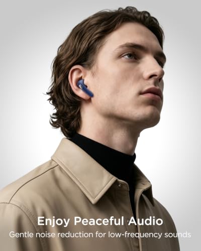 TALIX T30 Noise Cancelling Earbuds with Phone Stand, Punchy Bass, 4-Mic, True Wireless Bluetooth 6.0 in Ear Headphones, 28H Playtime, IPX4 (Blue) - color: Blue