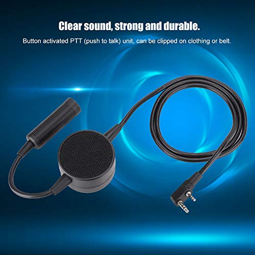 TCI PTT for Radio Walkie Talkie Headset,K Head Headset Push to Talk PTT,TCI Round PTT for Two Way Radio Walkie Talkie Fit for,for
