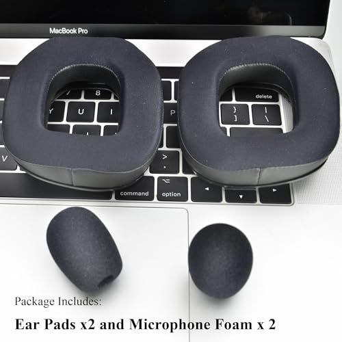 Defean Earpads for Astro A50 Gen4 / A50 Gen5 / A50X (Cooling Gel) | Ear pads and Microphone Foam, Upgrade High-Density Noise Cancelling Foam, Ear Cushions Added Thickness - color: Cooling Gel
