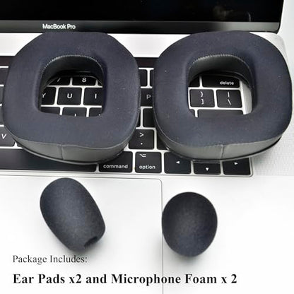 Defean Earpads for Astro A50 Gen4 / A50 Gen5 / A50X (Cooling Gel) | Ear pads and Microphone Foam, Upgrade High-Density Noise Cancelling Foam, Ear Cushions Added Thickness - color: Cooling Gel