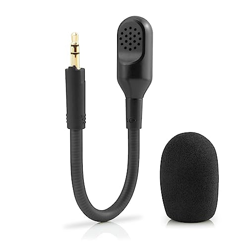 LEFXMOPHY Mic Replacement for NEW Razer BlackShark V2 Pro Wireless Gaming Headset 2023 Edition (Not for 2020) Black Shark 3.5mm Detachable Game Boom Microphone Accessory - color: Black 2023 Edition 1-Pack
