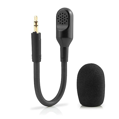 LEFXMOPHY Mic Replacement for NEW Razer BlackShark V2 Pro Wireless Gaming Headset 2023 Edition (Not for 2020) Black Shark 3.5mm Detachable Game Boom Microphone Accessory - color: Black 2023 Edition 1-Pack