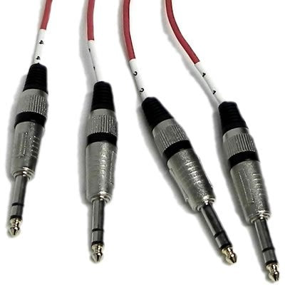 4 Channel 1/4" TRS Snake Cable - 10 Feet Long - Serviceable Ends - Pro Audio Effects Snake for Live Live, Recording, Studios, and Gigs - Patch, Amp, Mixer, Audio Interface 10' - size: 10 Foot - 4 Channel