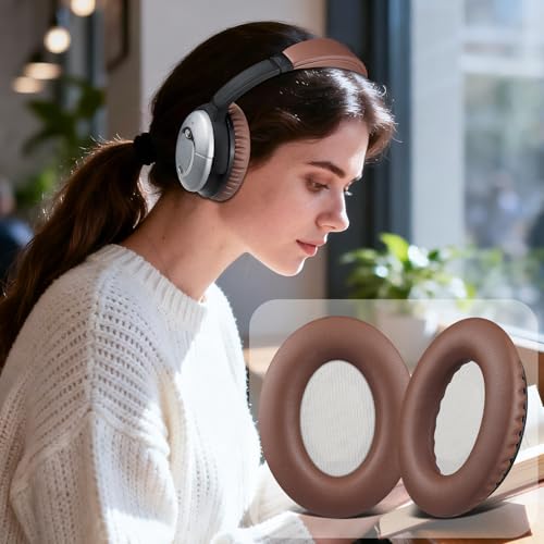 SoloWIT Earpads for Bose Headphones - Coffee&White - color: Coffee&White