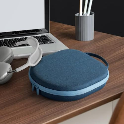 Yinke Smart Case for AirPods Max Headphones Supports Sleep Mode, with AirPods Max Silicone Earpad Cover/Ear Cups Cover Anti-Scratch Accessories, Portable Hard Organizer | with AirPods Max Silicone Earpad Cover/Ear Cups Cover Anti-Scratch Accessories, Port