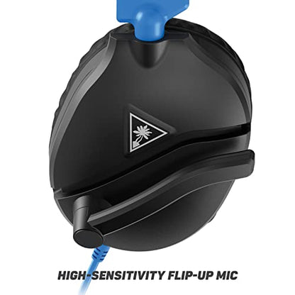 Turtle Beach Recon 70 Multiplatform Gaming Headset for PS5, PS4, Xbox Series X|S, Xbox One, PC & Mobile w/ 3.5mm Wired Connection - Flip-to-Mute Mic, 40mm Speakers, Lightweight Design, Black