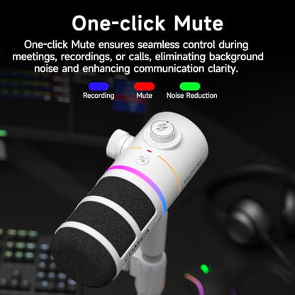 EJoy D10 PRO(D) Wireless USB Gaming Microphone with 45H Battery for Gaming