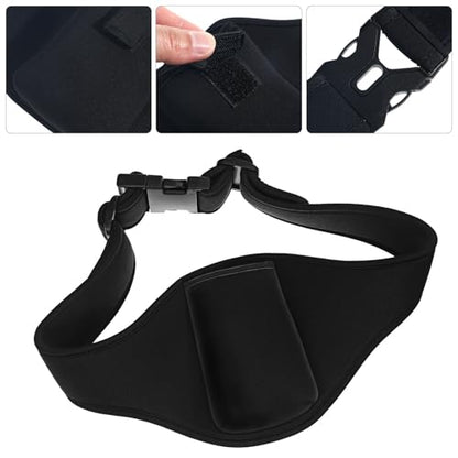 2pcs Neoprene Mic Storage Bag Waist Packs with Multiple Compartments for Handsfree Convenience and Effortless Cleaning, Microphone Carrier Pouch for Fitness Instructors