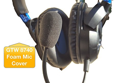 Global Teck Worldwide Foam Gaming Microphone Windscreen Covers 6pk I Compatible with Headphones by Turtle Beach Recon, Elite Pro, Sades SA708, Logitech Prodigy, Kotion G2000, 8740-06 - color: 6-pack
