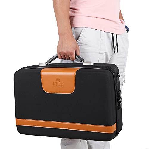 Mchoi PS5 Carrying Case-Customized Hard Shell Travel Bag with Password Lock for Playstation 5 Console, Controller, Games, Gaming Headset & Accessories, Case Only