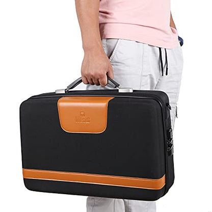 Mchoi PS5 Carrying Case-Customized Hard Shell Travel Bag with Password Lock for Playstation 5 Console, Controller, Games, Gaming Headset & Accessories, Case Only