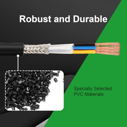 MOOKEERF 18/4 Shielded Wire 50FT,18AWG 4 Conductor Shielded Cable Stranded Pure Copper CNC Wire for CNC Router Machine,CNC VFD Spindle,3D Printer,Stepper Motor,Transformer,etc. - size: 50FT, style: 18AWG(4 Conductor)