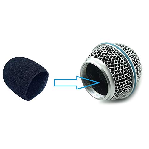 5 Pack Inner Mic Foam Windscreen for Shure SM58, Beta58, PG58 Microphones Cover