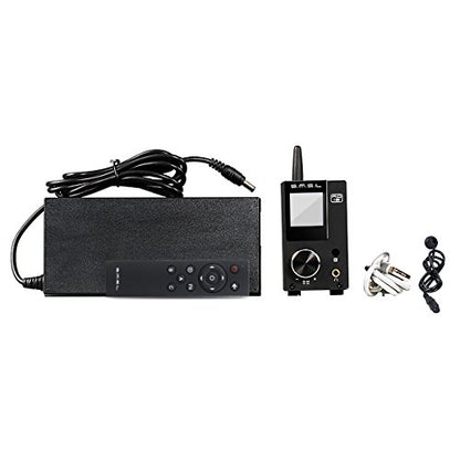 S.M.S.L AD18 Audio HiFi Stereo Amplifier with Bluetooth 4.2 Supports Apt-X,USB DSP Full Digital Power Amplifier 2.1 Small 80Wx2 Class D Amplifier with Subwoofer Output | 2.1 Subwoofer Supports Apt-X USB DSP 80Wx2 Audio HiFi Class D Amplifier Bass and Treb