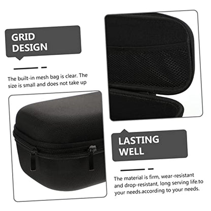 Black EVA Microphone Case, Large Capacity Mic Storage Bag