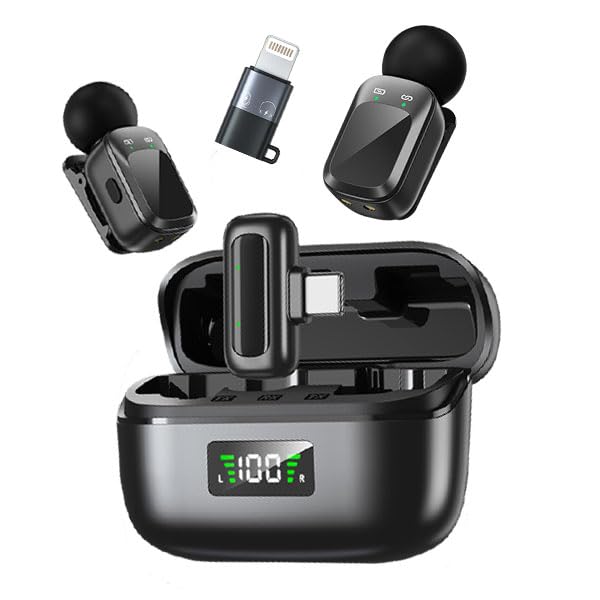 Mic Mini (2TX + 2RX + Charging Case), Wireless Lavalier Microphone - style: Mic Mini A