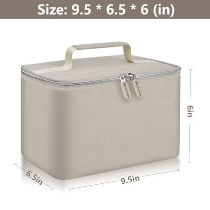 Hand Mixer Storage Case for KitchenAid 5, 6, 7 and 9 Speed Mixers - color: Beige