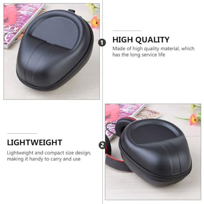 jojofuny Protective Headset Carrying Bag Large Eva Hard Shell Headphone Storage Case for Over-Ear Headphones Travel Organizer Pouch Black