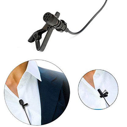 4pcs Metal Black Lapel Microphone Clip for Lapel Microphone, 6mm
