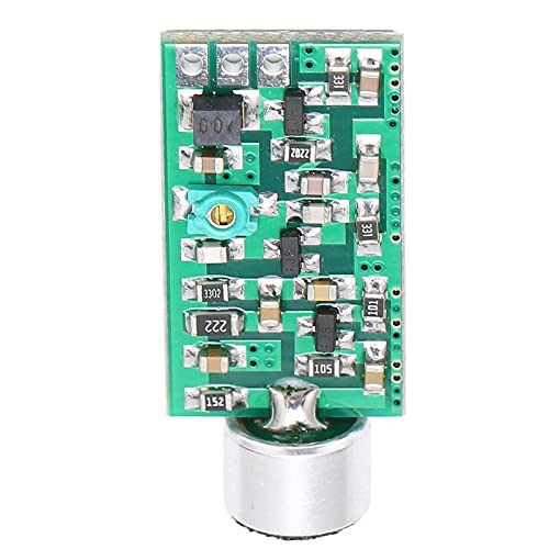 FM Transmitter Wireless Microphone Module, Mini Audio Transmitter for Car Bluetooth Receiver, Wireless Audio Emission Core Board 0.7-9V Compatible with Smartphone