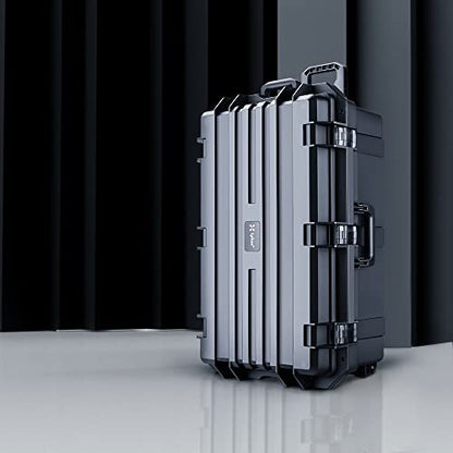 Lykus HC-7530 Hard Case with Wheels and Foam, Inner Size 27.7*15.94*11.42in | IP67 Waterproof, Pluckable Foam, Suitable for Cameras, Lenses, Electronic Equipment and More - size: HC-7530: 29.5x17.7x11.8 inch