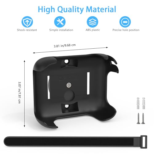 Magnetic Case Compatible with JBL GO 4 Bluetooth Speaker, 3-in-1 Mount with Removable Anti-Slip Strap for Golf Cart, Pole, Bicycle, Motorcycle, RV, ATV,Ultra-Portable Speaker Cover Accessories