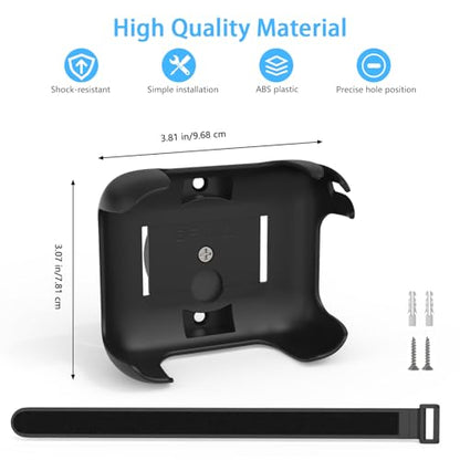 Magnetic Case Compatible with JBL GO 4 Bluetooth Speaker, 3-in-1 Mount with Removable Anti-Slip Strap for Golf Cart, Pole, Bicycle, Motorcycle, RV, ATV,Ultra-Portable Speaker Cover Accessories