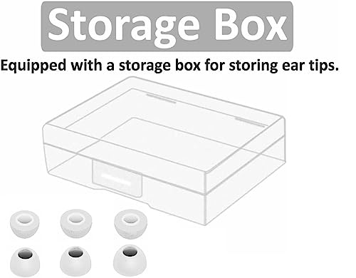 Memory Foam Tips Compatible with JBL Vibe 200TWS / Tune 130NC TWS/Free X/Live 300TWS, Replacement Foam Eartips, Fit in Charging Case, Reducing Noise Tips, 3 Pairs (S/M/L, White) 214w3 - color: Foam White