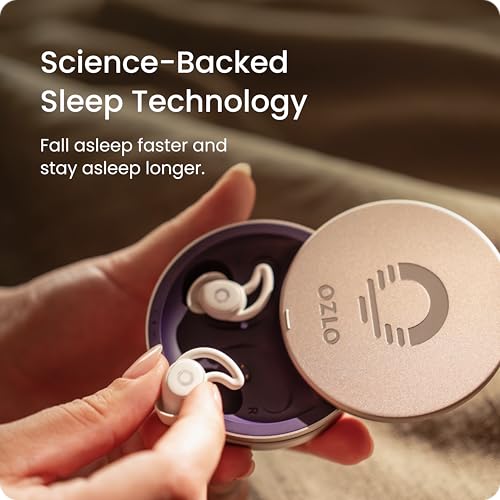 Sleepbuds® | Comfortable Side Sleeper Headphones | Up to 10 Hours of Bluetooth LE Streaming | Science-Backed Sleep Sounds | Snore Blocking Earbuds