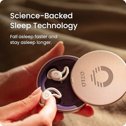 Sleepbuds® | Comfortable Side Sleeper Headphones | Up to 10 Hours of Bluetooth LE Streaming | Science-Backed Sleep Sounds | Snore Blocking Earbuds