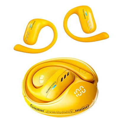 Transformers Open Ear Headphones Wireless Bluetooth 5.4, Hanging Earbuds with Earhooks, IPX5 Waterproof for Trainning Running Workout