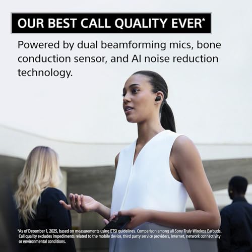 Sony WF-1000XM6 The Best Noise Cancelling Wireless Earbuds, Black | Truly Wireless Headphones, Studio-Quality, HD NC Processor QN3e, Ultra Clear Calls, Up to 24 Hours of Battery, Bluetooth - color: Black
