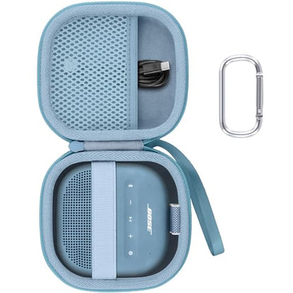 Aenllosi Case for Bose SoundLink Micro 2nd Gen Speaker, Blue Dusk | EVA case construction, Water-resistant design, Dust-resistant design, Protective case only - color: Blue Dusk, style: Hard Case for Bose SoundLink Micro 2nd Gen