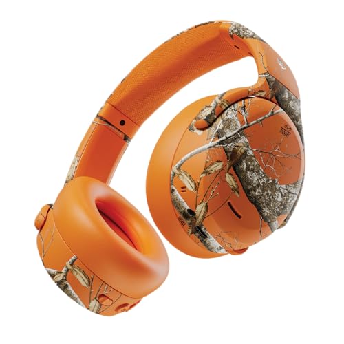 Skullcandy Crusher ANC 2 Wireless Headphones - Realtree Edge Colors Hazard | Multi-Sensory Crusher Bass, Over-Ear Fit, Noise Cancelling, 60 Hours Battery, Working Out, Gym, Travel, Study, Music, Gaming - color: Realtree EDGE Hazard